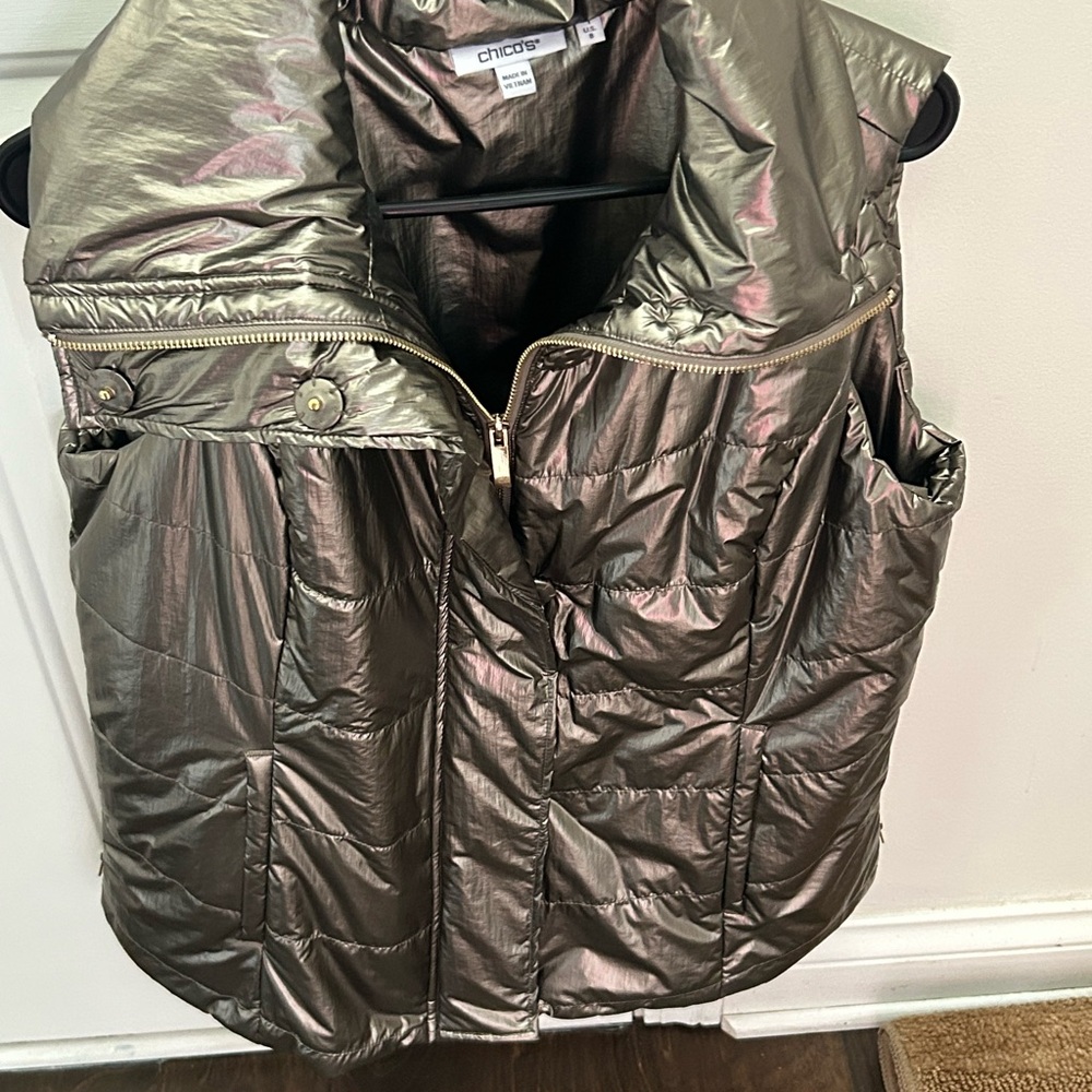 Chico's Metallic Vest for Women
